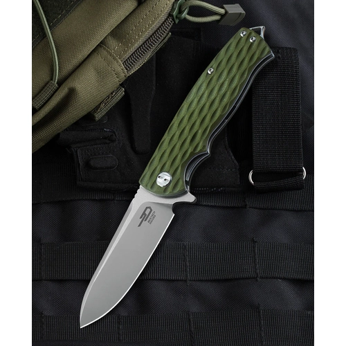 BESTECH GRAMPUS  Ye�il G10 Sap D2 �elik �ak�
