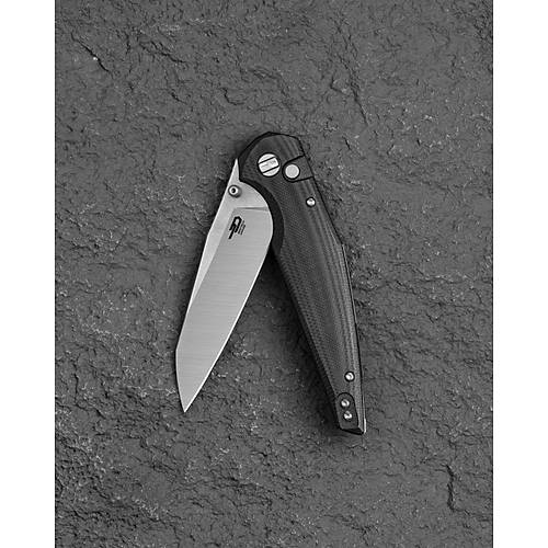 BESTECH SNAKEBIRD  Siyah G10 Sap 14C28N �elik �ak�