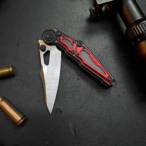 NOC Knives MA01 K�rm�z� � M390 �elik & Al�minyum Kabza