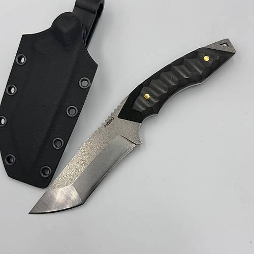 N690 elik Tanto Bak  Kompakt Taktik ve Av Ba | 21 cm | Kydex Klf