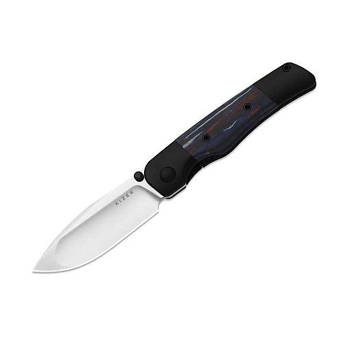 Titanium & Reconstituted Wood | Frame Lock | KizerB�