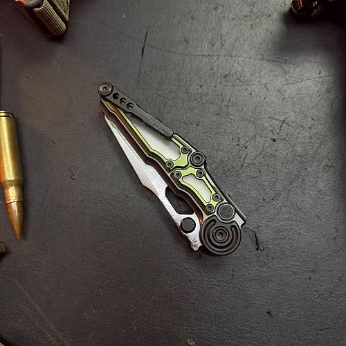 NOC Knives MA01  Damascus � Ye�il Kabza