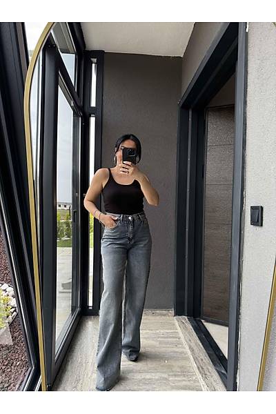 Fitilli Askl Siyah Crop