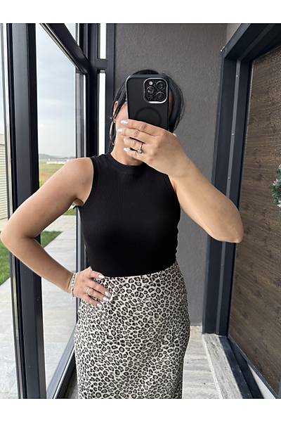 Fitilli Sfr Kol Siyah Crop