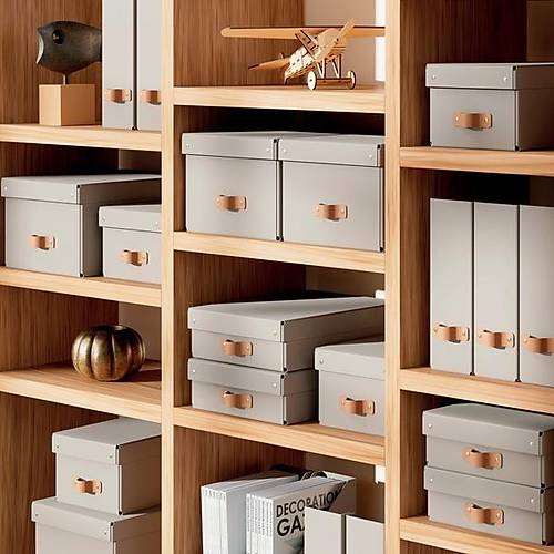 Leitz Puro Saklama Kutusu Kapakl� 8L BEJ RENK %100 Geri D�n��t�r�lm�� Karton 2'li Paket