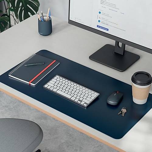 Leitz 40x80cm Koyu Mavi Renk B�y�k Masa Mat� Mouse Pad