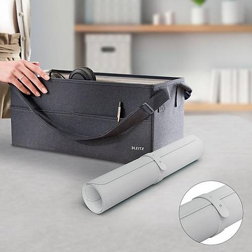 Leitz 40x80cm A��k Gri Renk B�y�k Masa Mat� Mouse Pad