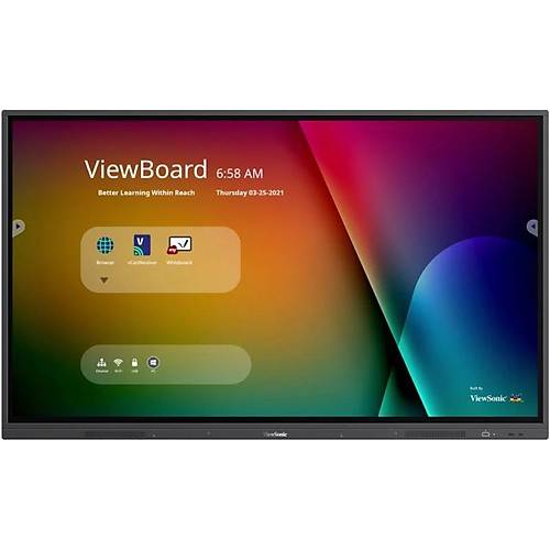 ViewSonic Viewboard IFP6532 65 inç 4K Dokunmatik İnteraktif Ekran