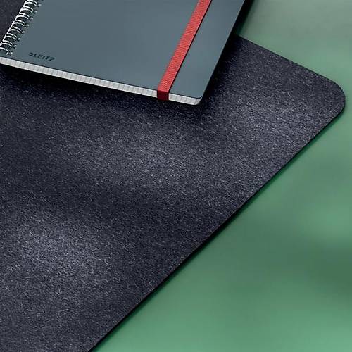 Leitz 70x36cm Ke�e Koyu Gri Renk B�y�k Masa Mat� Mouse Pad