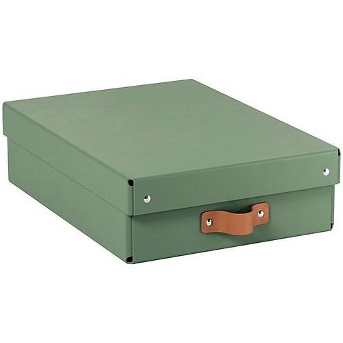 Leitz Puro Saklama Kutusu Kapakl� 8L M�NT YE��L� RENK %100 Geri D�n��t�r�lm�� Karton 2'li Paket