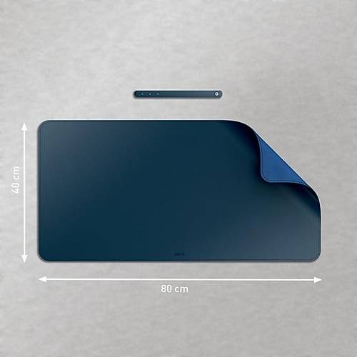 Leitz 40x80cm Koyu Mavi Renk B�y�k Masa Mat� Mouse Pad