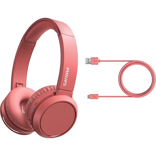 Philips TAH4205 Kulak Üstü Bluetooth Kulaklık - 29 Saat Dinleme Süreli Bas Artırma Düğmeli - Koyu Pe