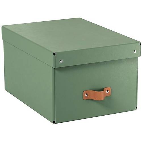 Leitz Puro Saklama Kutusu Kapakl� 17L M�NT YE��L� RENK %100 Geri D�n��t�r�lm�� Karton 2'li Paket