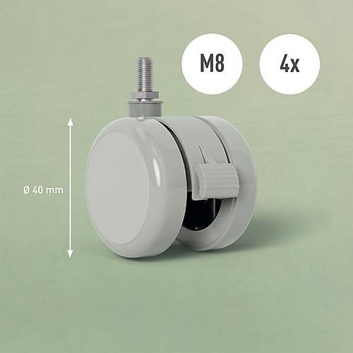 Leitz Ergonomik Elektrikli Sit Standing �al��ma Masas� i�in Tekerlekler