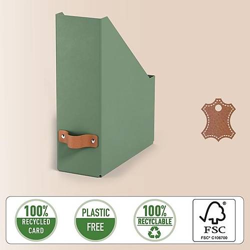 Leitz Puro Kutu Klas�r M�NT YE��L� RENK %100 Geri D�n��t�r�lm�� Karton 2'li Paket
