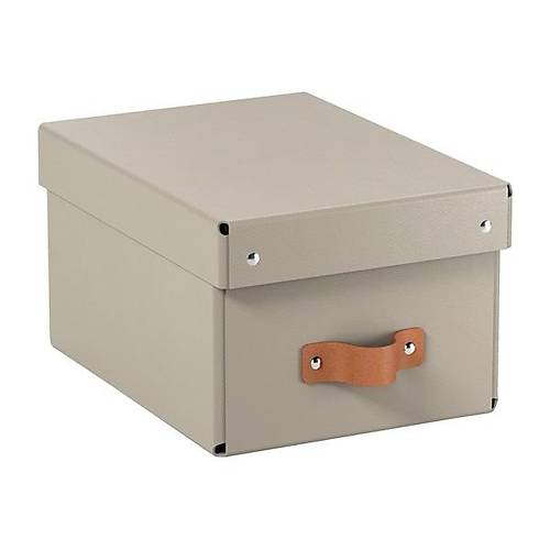 Leitz Puro Saklama Kutusu Kapakl� 7L BEJ RENK %100 Geri D�n��t�r�lm�� Karton 2'li Paket