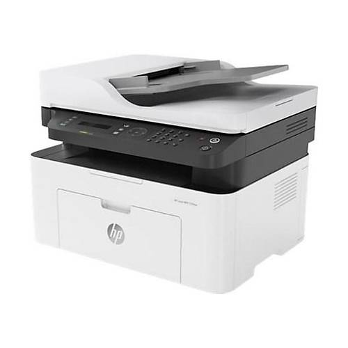 HP Laser MFP 137fnw,Fotokopi,Tarama,Faks, Dakikada 20 sayfaya kadar siyah beyaz, 128 MB Ram, 4ZB84A