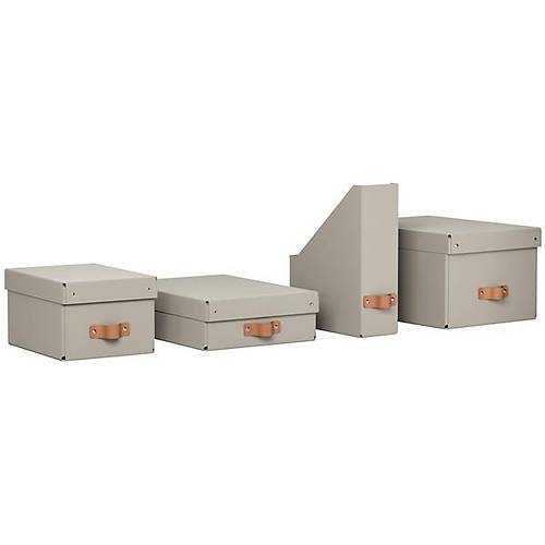 Leitz Puro Saklama Kutusu Kapakl� 7L BEJ RENK %100 Geri D�n��t�r�lm�� Karton 2'li Paket