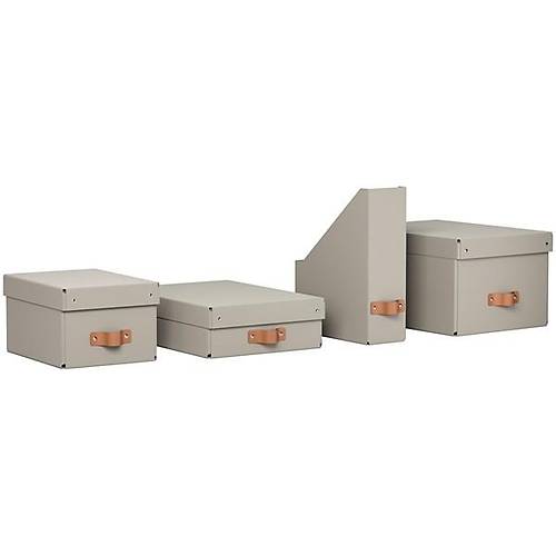Leitz Puro Saklama Kutusu Kapakl� 8L BEJ RENK %100 Geri D�n��t�r�lm�� Karton 2'li Paket
