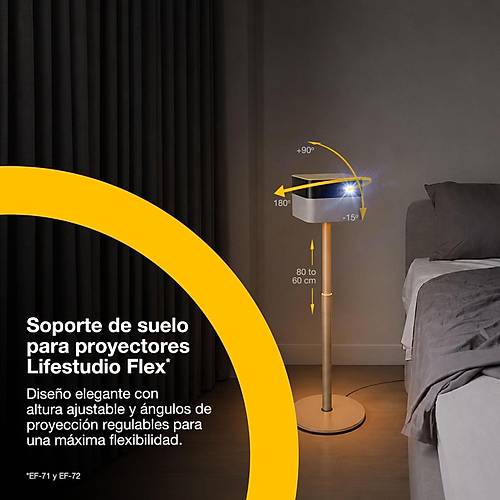 EPSON Lifestudio Flex Plus EF-72 4K PRO-UHD 1000 L�men Google TV Ak�ll� Projeksiyon Cihaz�