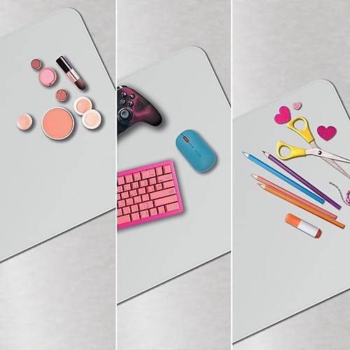 Leitz 40x80cm A��k Gri Renk B�y�k Masa Mat� Mouse Pad