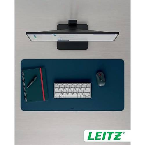 Leitz 40x80cm Koyu Mavi Renk B�y�k Masa Mat� Mouse Pad