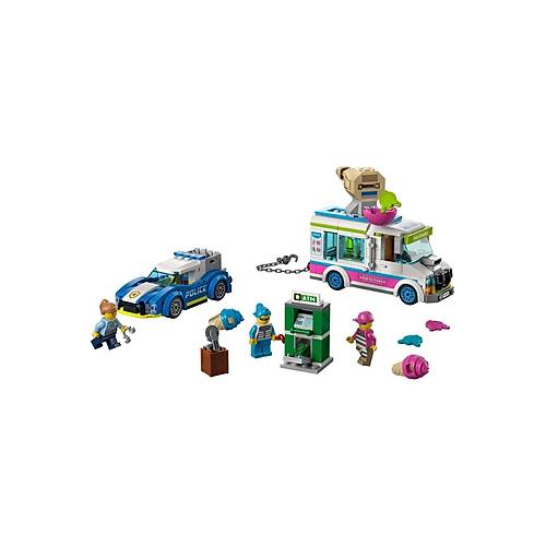 LEGO® City Dondurma Kamyonu Polis Takibi 60314 Yapım Seti (317 Parça)