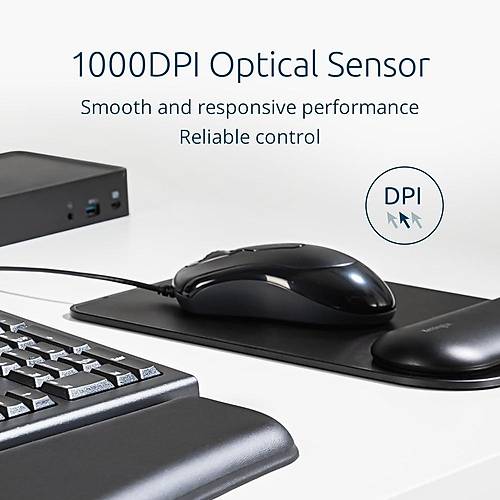 Kensington Mouse-in-a-Box EQ Kablolu Siyah