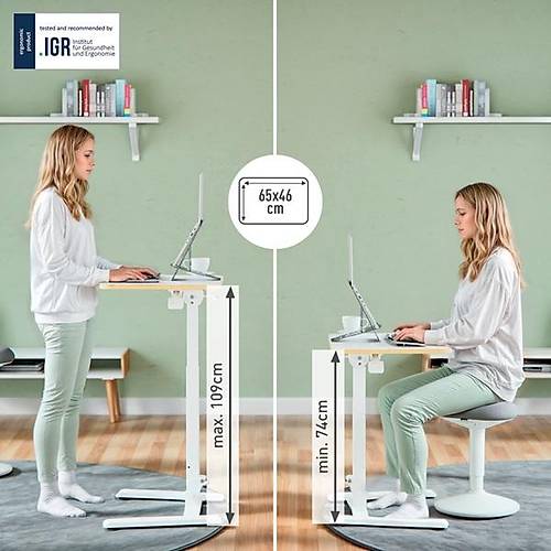Leitz Ergonomik K���k Katlanabilir Otur-Kalk �al��ma Masas�