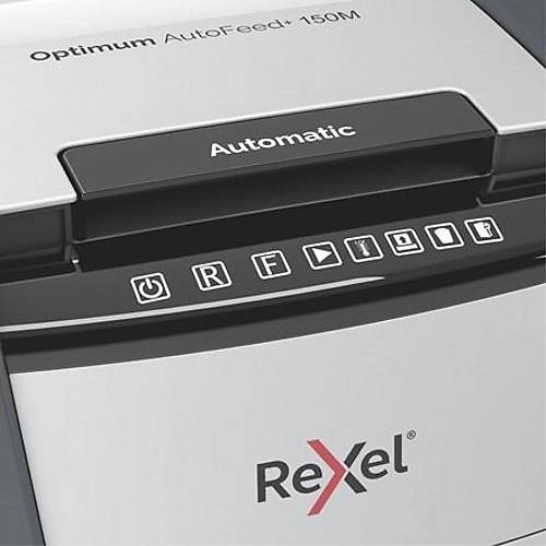 Rexel Optimum Autofeed+ 150M Otomatik Mikro Kesim Evrak Imha Makinesi