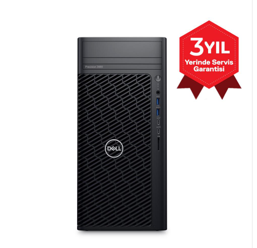 DELL Precision 3680_i7-14700-3 2.1GHz 16GB 512GB M.2 PCIe Windows 11 Pro 8GB RTX4060 İş İstasyonu