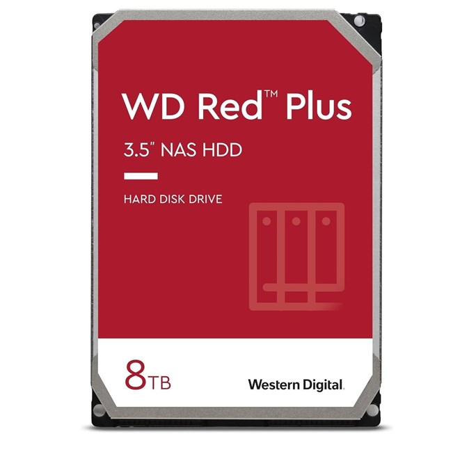 WD Red Plus Nas 8TB 3.5'' 5640Rpm SATA WD80EFPX