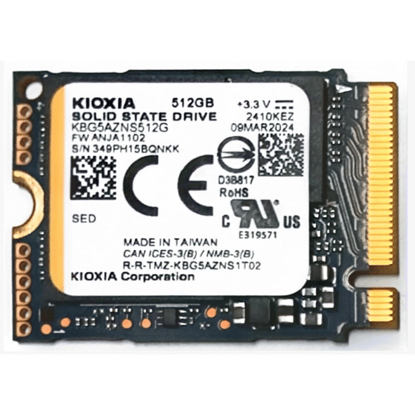 Kioxia 512GB 2230" KEG60ZNS215G NVMe SSD Disk