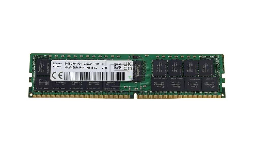 HYNIX 64GB DDR4 ECC RDIMM 3200MHz SUNUCU RAM HMAA8GR7AJR4N-XN