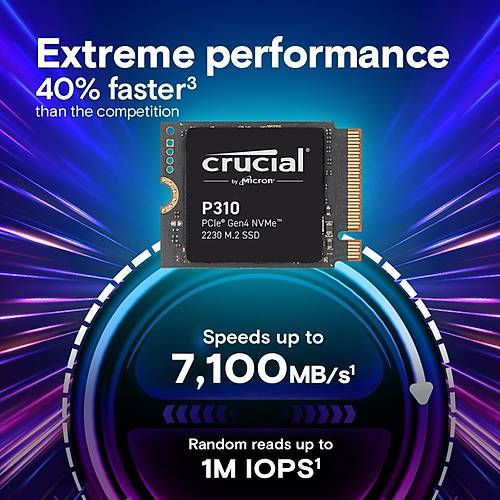 Crucial P310 1TB m.2 2230 NVMe SSD PCIe CT1000P310SSD2