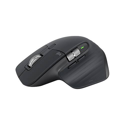 LOGITECH MX MASTER 3S PERFORMANS KABLOSUZ SESS�Z USB OPT�K MOUSE S�YAH 910-006559