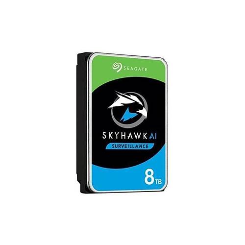 8 TB SEAGATE 3.5 SKYHAWK AI SATA 7200RPM 256MB 7/24 GUVENLIK ST8000VE001 (Resmi Distribit�r �r�n�)