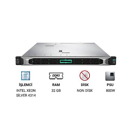 HPE DL360 GEN10 PLUS 4314 2.4GHZ 16-CORE 1P 32GB-R MR416I-A NC 8SFF 800W PS EU P55275-421