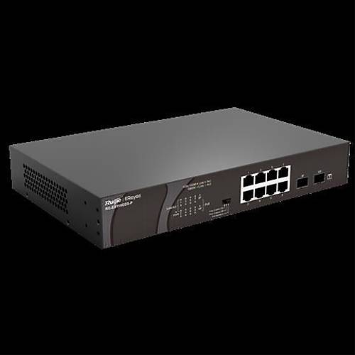 Ruijie Reyee RG-ES110GDS-P 10 Port 10/100/1000 Mbps Gigabit PoE Switch