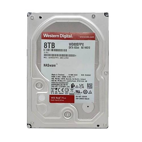 WD Red Plus Nas 8TB 3.5'' 5640Rpm SATA WD80EFPX