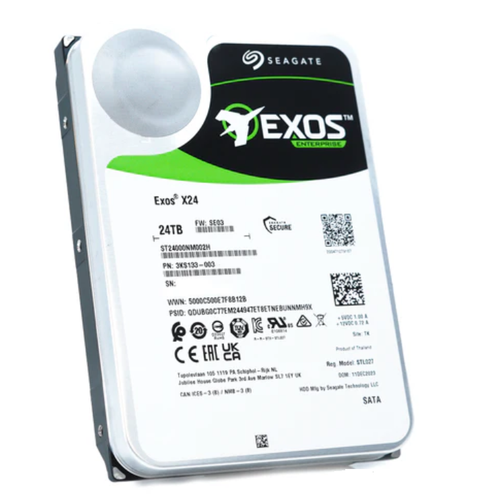 24 TB SEAGATE 3.5 EXOS SATA X24 7200RPM 512MB ST24000NM002H (Resmi Distribit�r �r�n�)