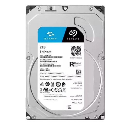 2 TB SEAGATE 3.5 SKYHAWK SATA 5900RPM 256MB 7/24 GUVENLIK ST2000VX017 (Resmi Distribit�r �r�n�)