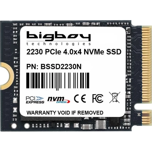BIGBOY 1TB M2 22x30MM 4.0 X4 2230 NVMe PCIe SSD BSSD2230N1T