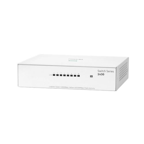 HPE Aruba Instant On 1430-8G R8R45A 8 Port 10/100/1000 Mbps Gigabit Switch