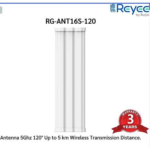 RUIJIE REYEE RG-ANT16S-120 16DBI 120 DERECE OUTDOOR 5 KM H: 120�, V: 10� SEKTOR ANTEN