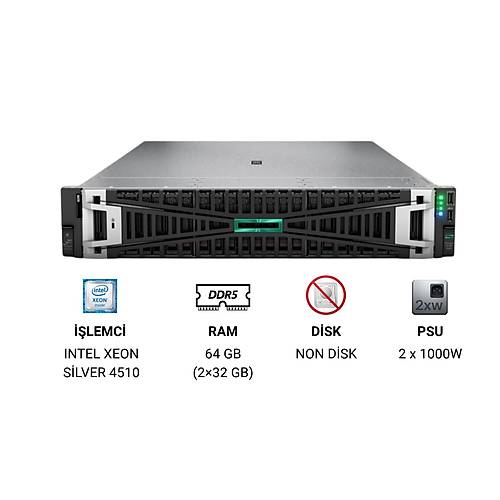 HPE ProLiant DL380 Gen11 4510 (2.4GHz 12core ) 64GB (2x32GB DDR5 4800MHz) 2x960GB  8x2,5