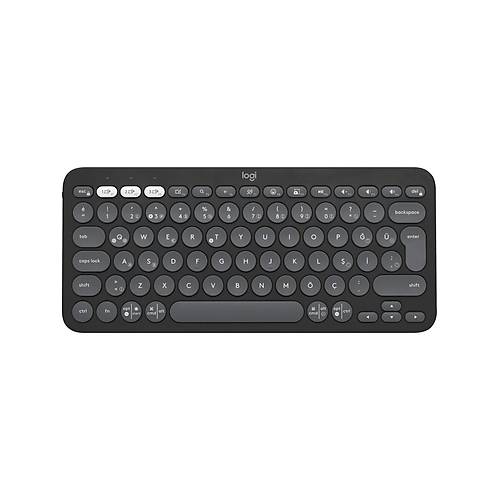 LOGITECH K380S PEBBLE KEYS 2 �OKLU C�HAZ �ZELL�KL� BLUETOOTH T�RK�E Q KLAVYE GR� 920-011859
