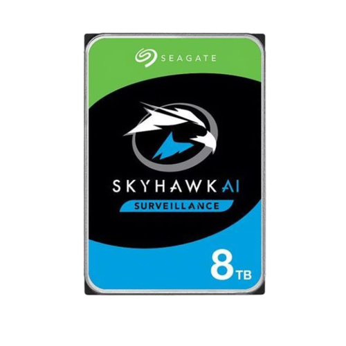 8 TB SEAGATE 3.5 SKYHAWK AI SATA 7200RPM 256MB 7/24 GUVENLIK ST8000VE001 (Resmi Distribit�r �r�n�)