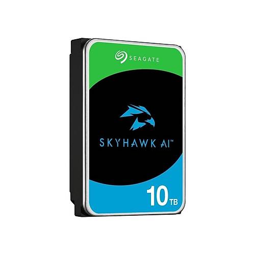 10 TB SEAGATE 3.5 SKYHAWK AI SATA 7200RPM 256MB 7/24 GUVENLIK ST10000VE001 (Resmi Distribit�r �r�n�)