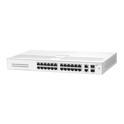 HPE Aruba Instant On 1430-24G-2SFP R8R50A 24 Port 10/100/1000 Mbps Gigabit Switch